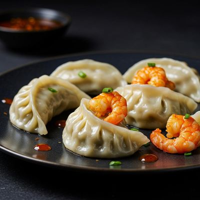 Prawns Steam Momos